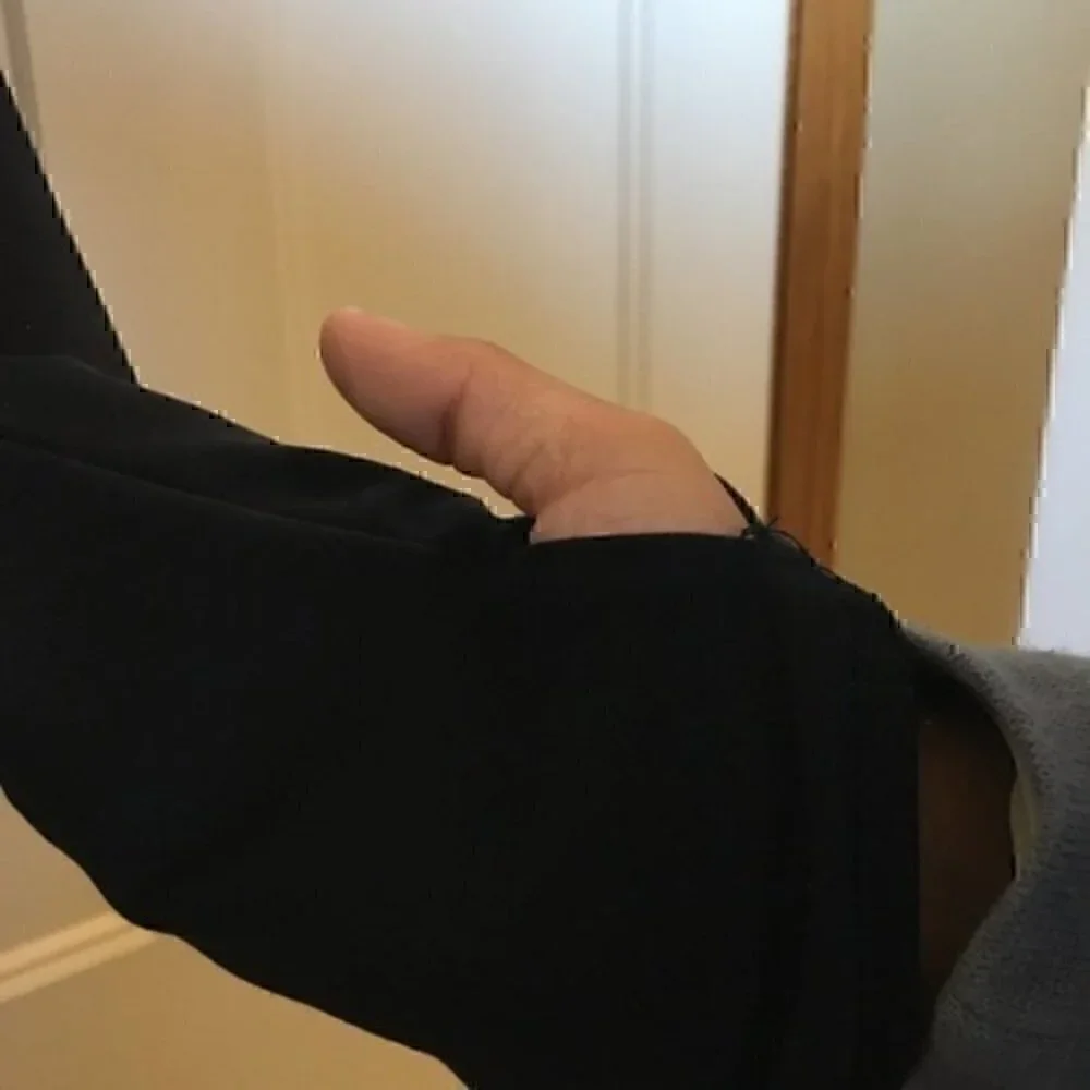 Justice Girls size 10 black  1/4 zip jacket